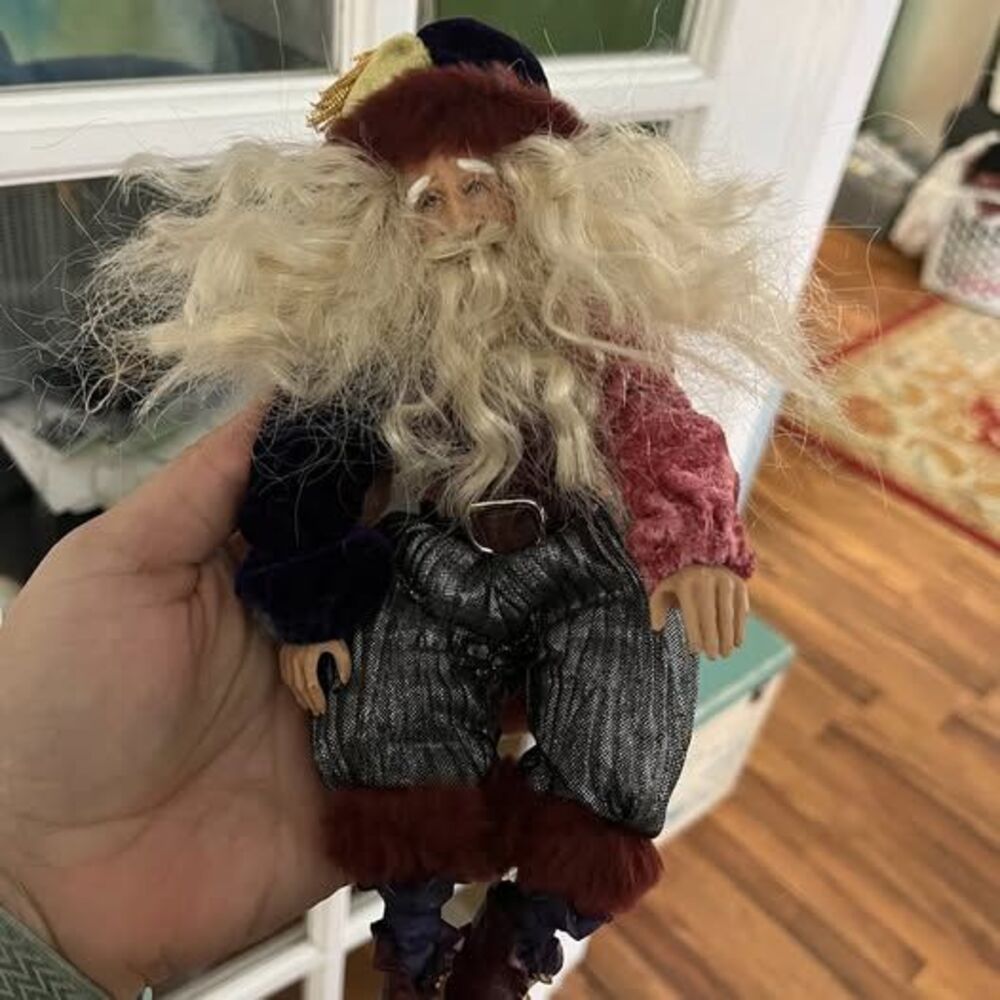 Vintage Santa Claus Wizard Decorative Doll